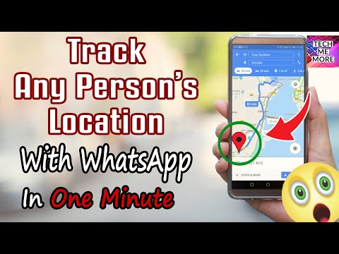 How to track a person location on whatsapp