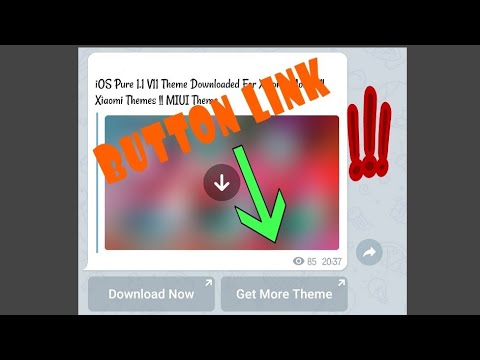 How to add like button in telegram channel