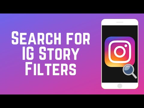 How to find story filters on instagram