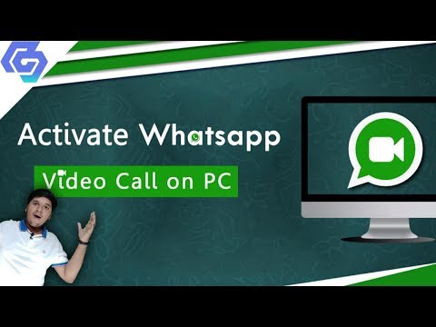 How can we do whatsapp video call from laptop