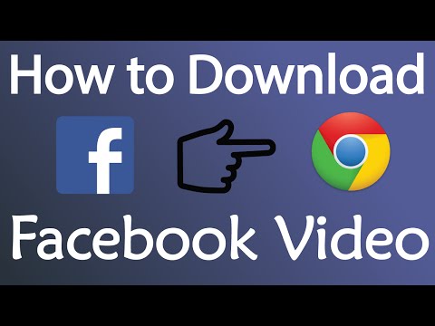 How to save a video facebook