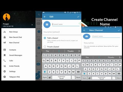 How to create a telegram