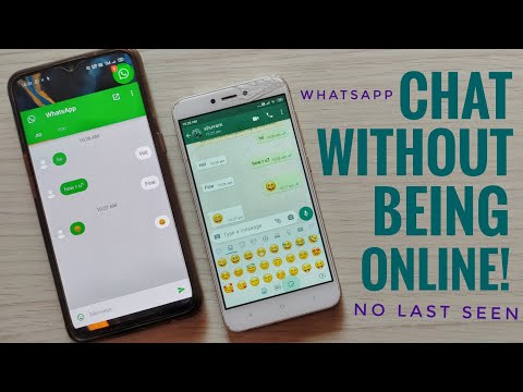 How to go on whatsapp without appearing online