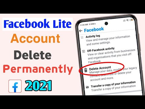 How to delete facebook account permanently 2020
