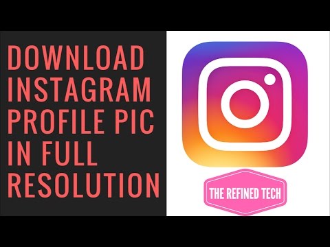 How to open instagram profile picture full size