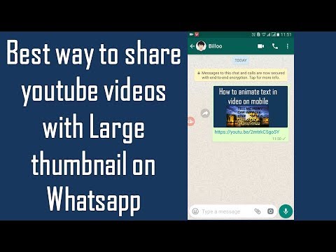 How to share youtube videos on whatsapp without link