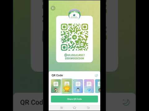 How to make qr code for telegram channel