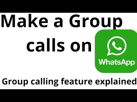 How to make group calls on whatsapp