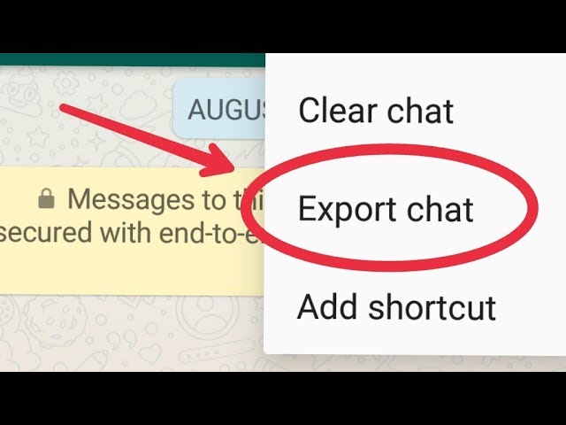 How to export whatsapp chat from google drive