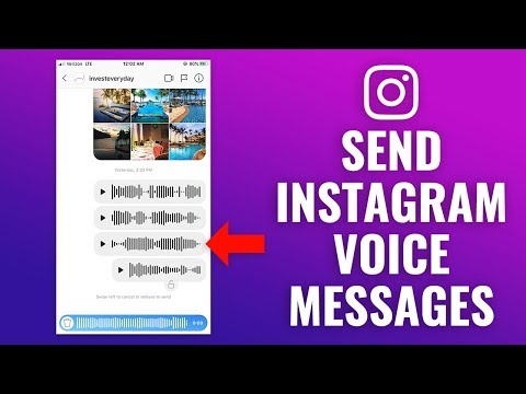 How to send voice memos on instagram