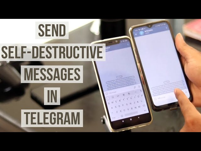How to send secret photo in telegram