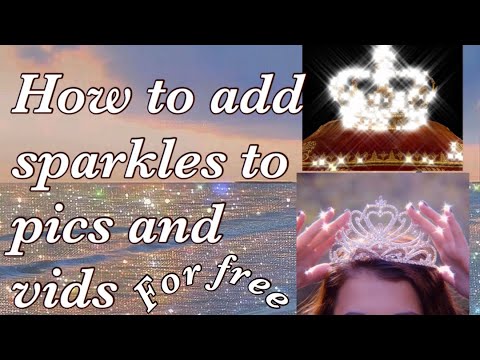 How to get the sparkle effect on instagram