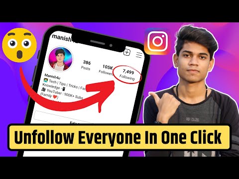 How to unfollow all your unfollowers on instagram at once