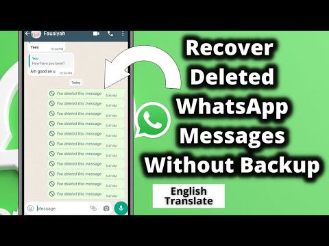 How to check whatsapp deleted chats