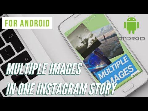 Instagram how to put multiple pictures in one story