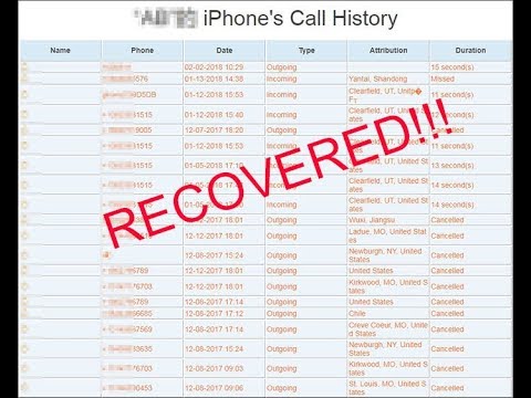 How to recover whatsapp call log