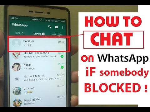 When someone blocks you on whatsapp how to unblock