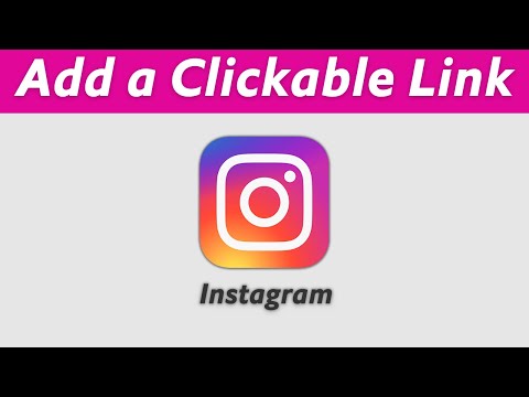 How to make links clickable in instagram bio