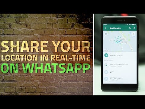 How does whatsapp live location work