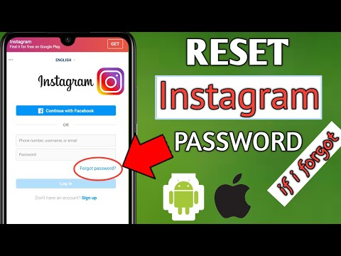 How do i reset my instagram password with facebook