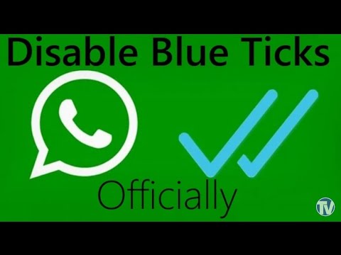 How to remove the blue ticks from whatsapp