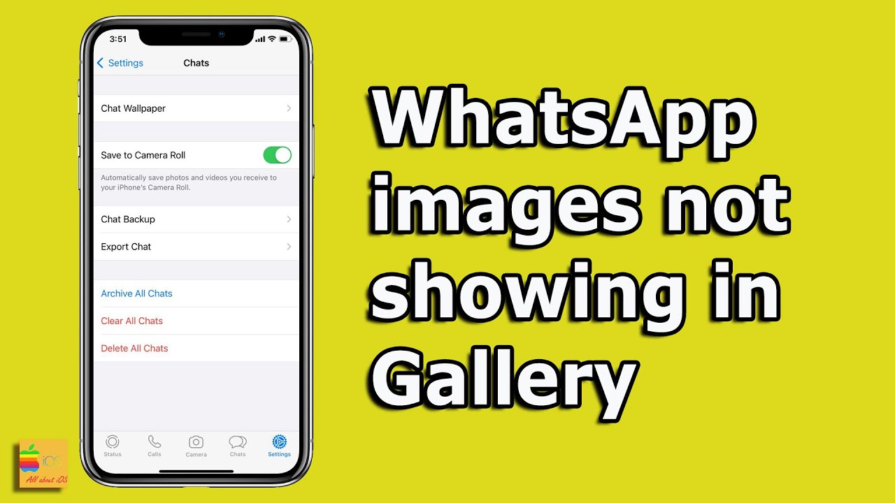 How to stop saving whatsapp photos on iphone