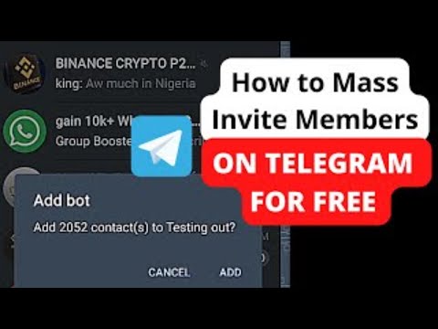 How to add telegram members