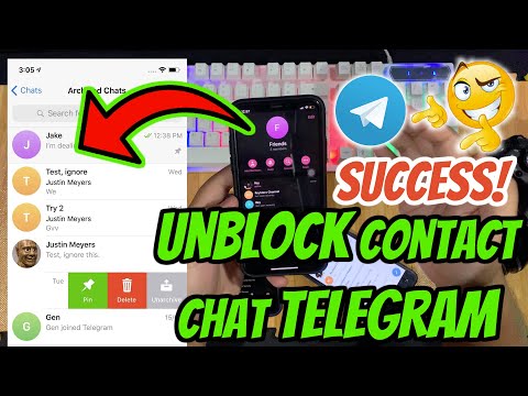 How to block contacts on telegram