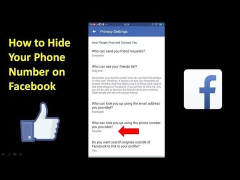 How can i hide my personal information on facebook
