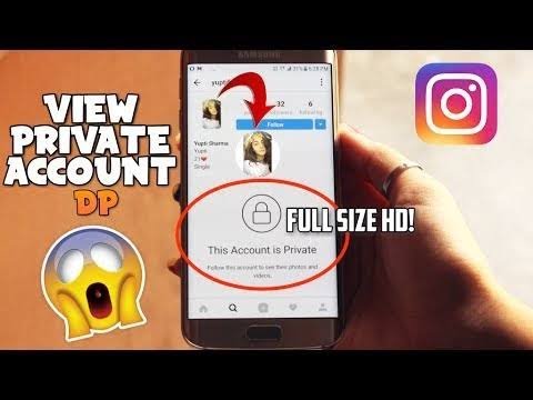 How to zoom instagram dp