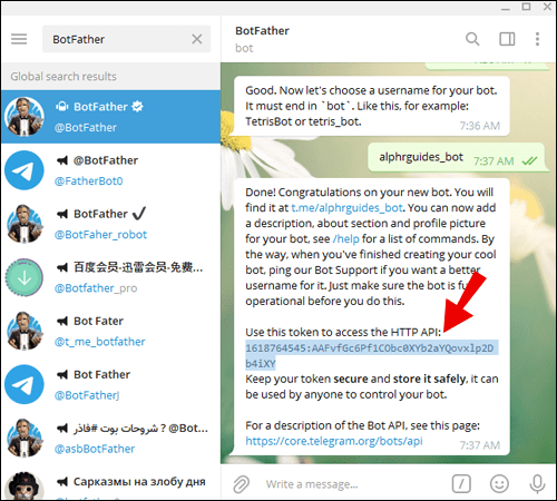 How can i backup my telegram chat