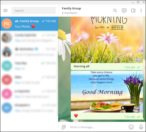 How to search for a group on telegram