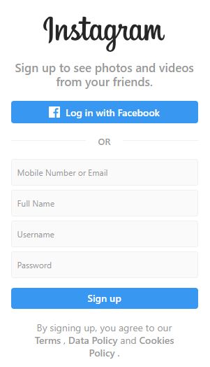 How to log in someones instagram account