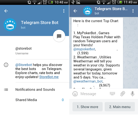 How to find telegram username