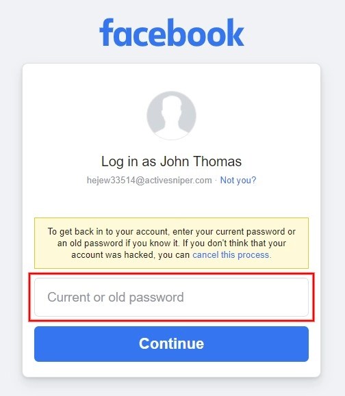 How to recover old instagram password