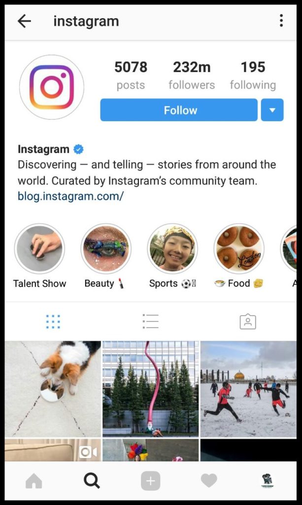 How to screen record instagram