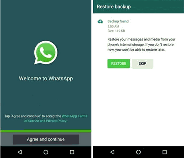 How to log off from whatsapp