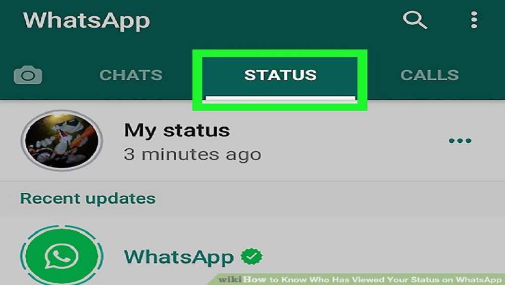 How to not show status on whatsapp