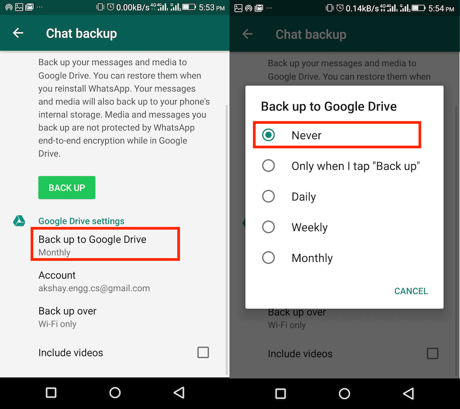 How to get archived chats in whatsapp