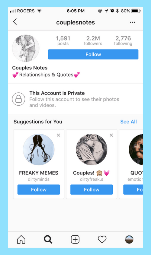 How to see followers on private instagram