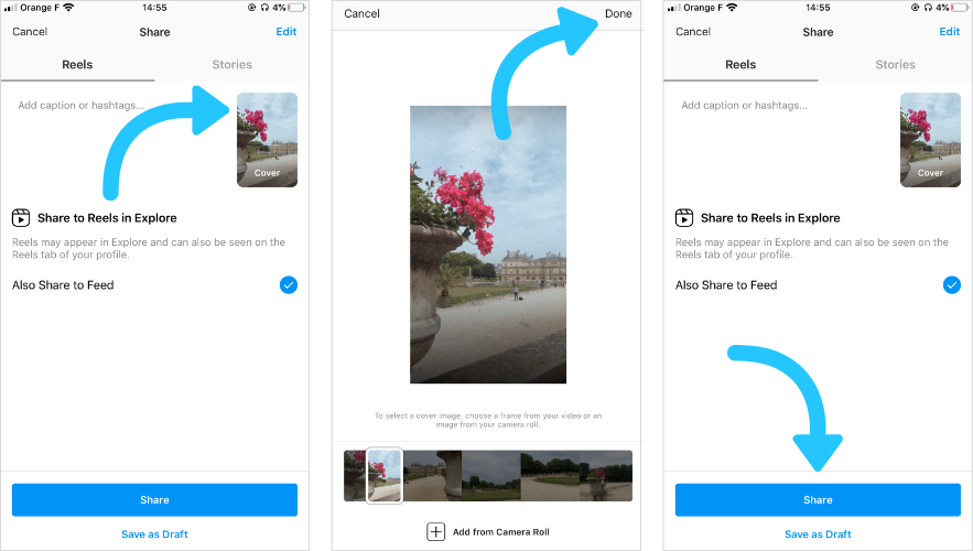 How to use the reels on instagram