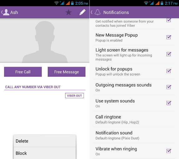 How can i get my viber call history