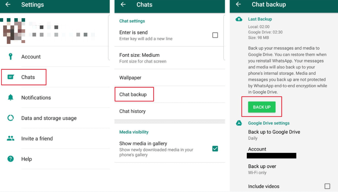 How to transfer large files on whatsapp