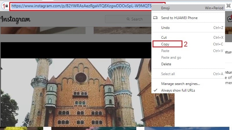 How to send saved videos on instagram