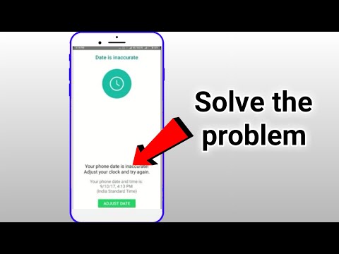 How to fix whatsapp adjust date problem
