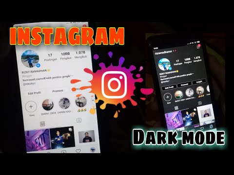 How to make night mode in instagram