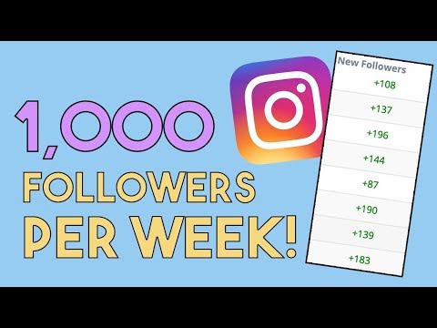 How to get a thousand followers on instagram in one day