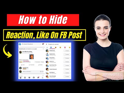 How to hide likes on facebook posts