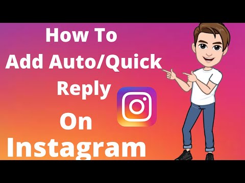 How to set auto reply on instagram