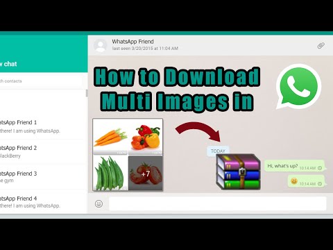 How to download multiple photos from whatsapp desktop